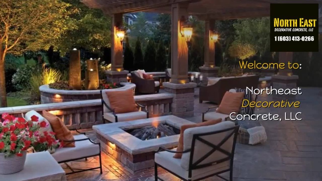Northeast Decorative Concrete outdoor patio showcase